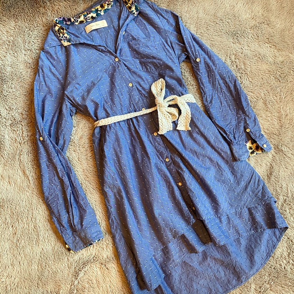 Anthropologie Isabella Sinclair Denim Dress